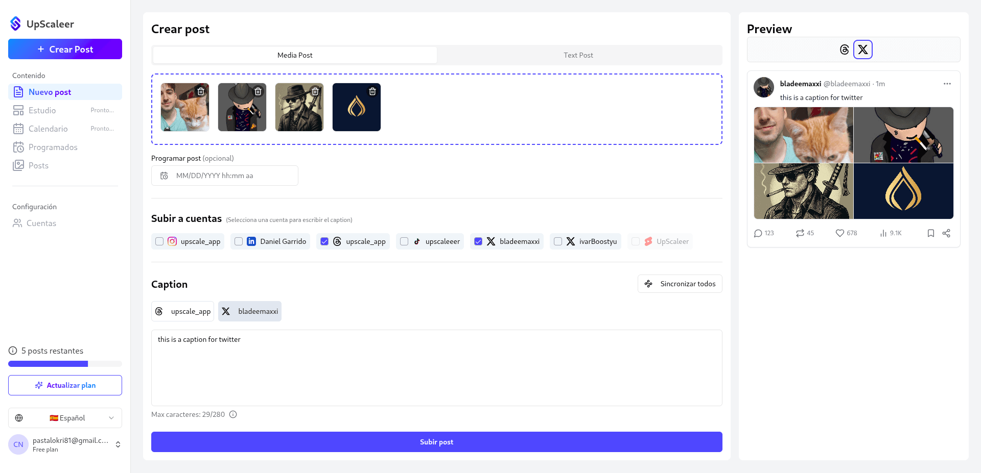 UpScaleer preview